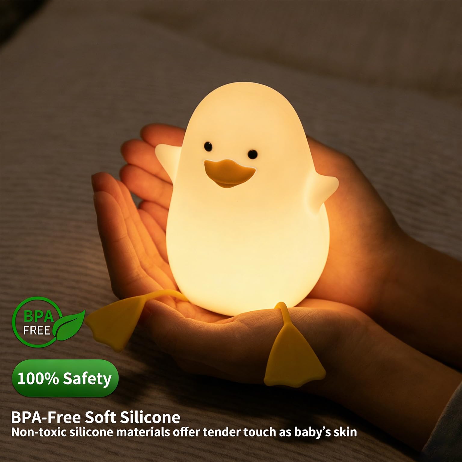 Amazon.co.jp : Lcmiracul アヒル ナイトライト LED 授乳ライト